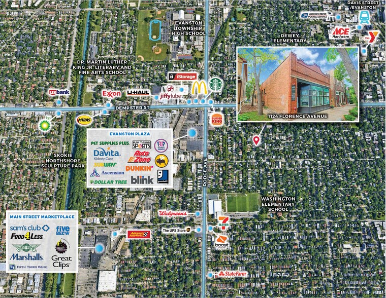 More Photos Of 1124 Florence Ave, Evanston Office Residential For Lease