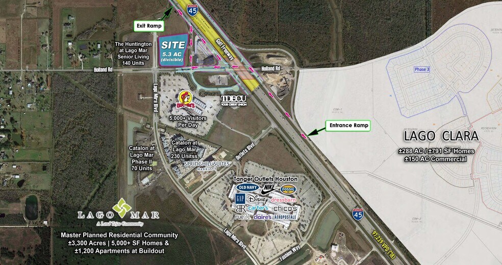 More Photos Of NWC I-45 & Holland Rd, Texas City Land For Sale