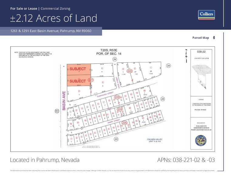 More Photos Of , Pahrump Land For Sale