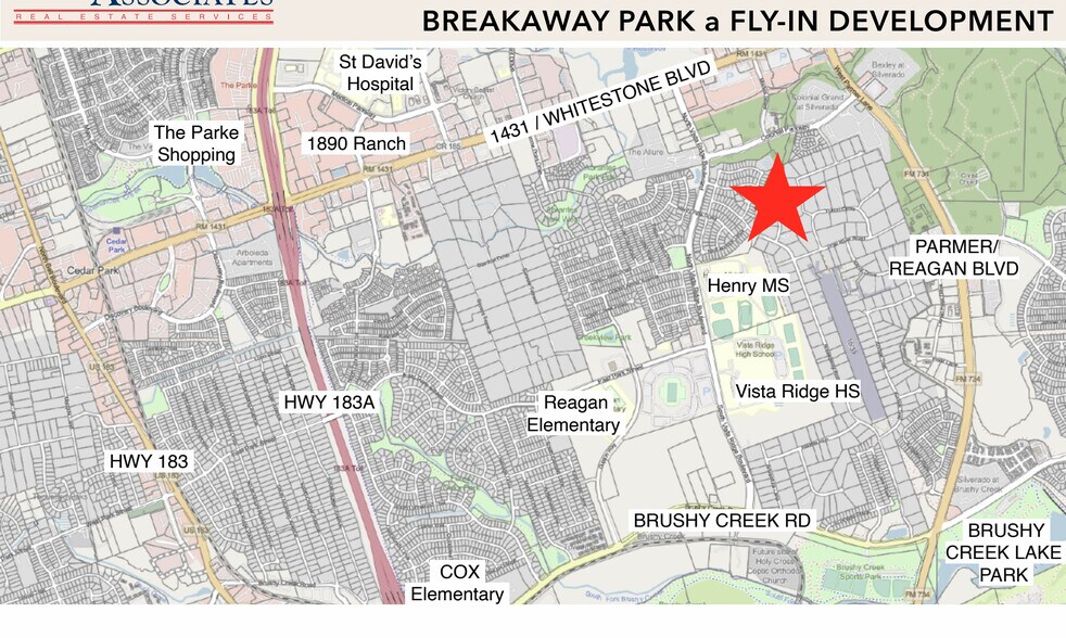 More Photos Of Breakaway Park, Cedar Park Land For Sale