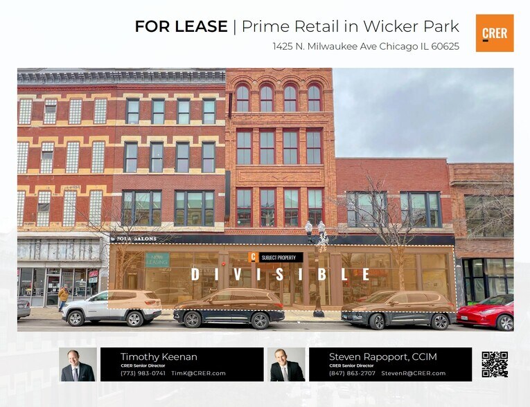 Primary Photo Of 1425 N Milwaukee Ave, Chicago Storefront For Lease