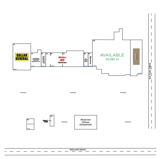 More Photos Of 1905-1925 Spillway Rd, Brandon Storefront For Lease