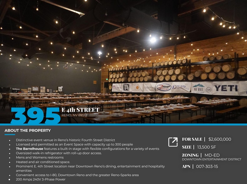More Photos Of 395 E 4th St, Reno Warehouse For Sale