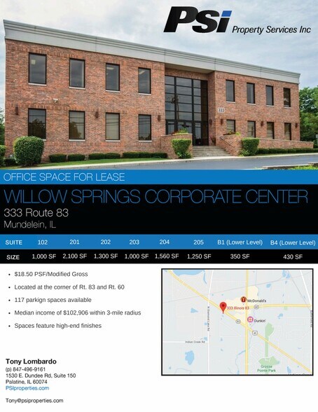 More Photos Of 333 E Route 83, Mundelein Medical For Lease