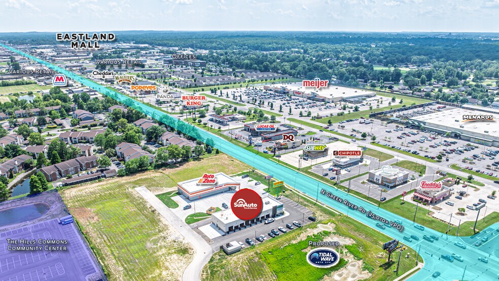 More Photos Of 2801 N Green River Rd, Evansville General Retail For Sale