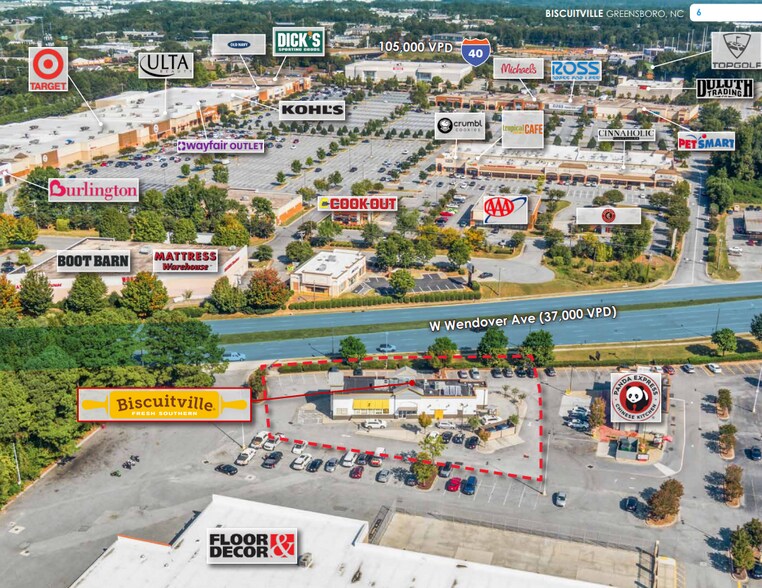 More Photos Of 4507 W Wendover Ave, Greensboro Fast Food For Sale