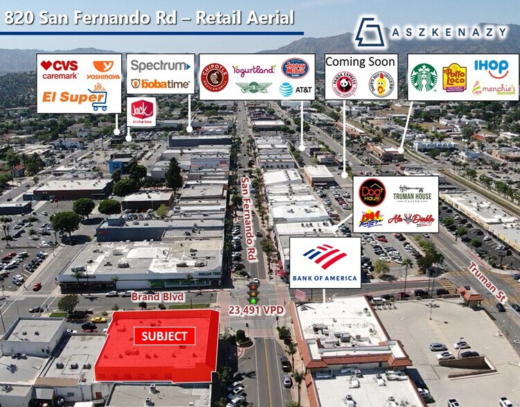 More Photos Of 816-820 San Fernando Rd, San Fernando Storefront Retail Office For Lease