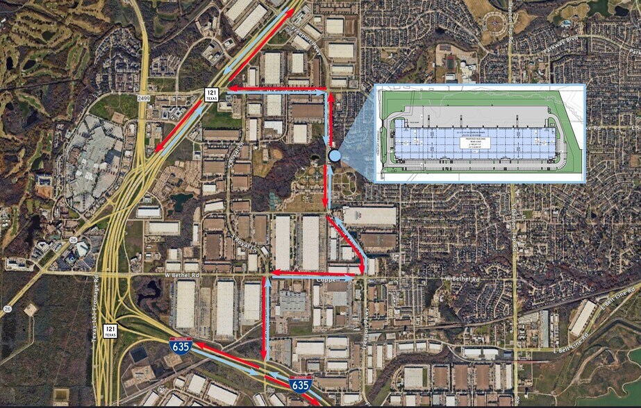 More Photos Of 300 N Freeport Pky, Coppell Distribution For Sale
