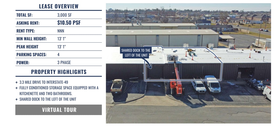 More Photos Of 555 N 13th St, Rogers Warehouse For Lease