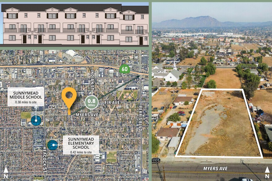 Primary Photo Of 24270 Myers Ave, Moreno Valley Land For Sale
