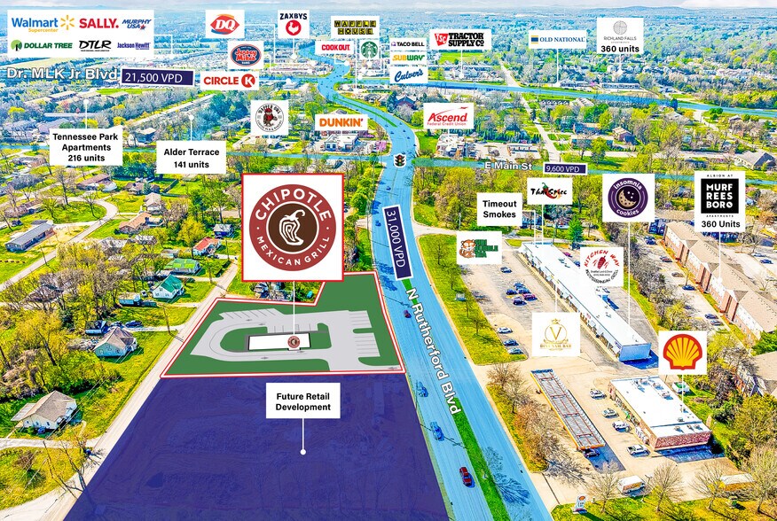 More Photos Of 232 N Rutherford Blvd, Murfreesboro Fast Food For Sale