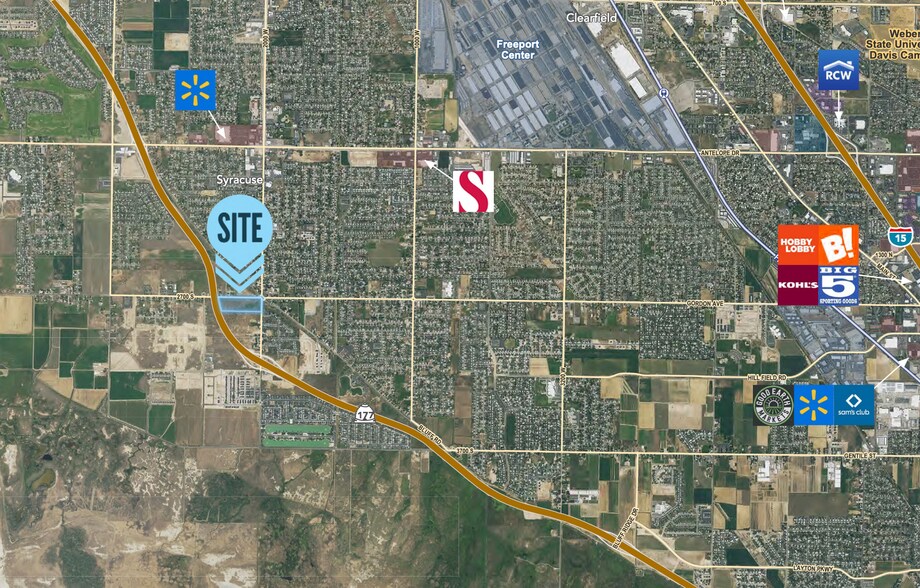 More Photos Of SWC 2700 South & 2000 West, Syracuse Land For Lease