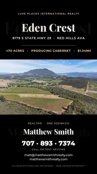 Primary Photo Of 8179 HIGHWAY 29, Lower Lake Land For Sale
