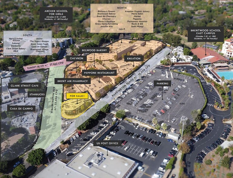 More Photos Of 144-150 S Barrington Ave, Los Angeles Storefront Retail Office For Sale