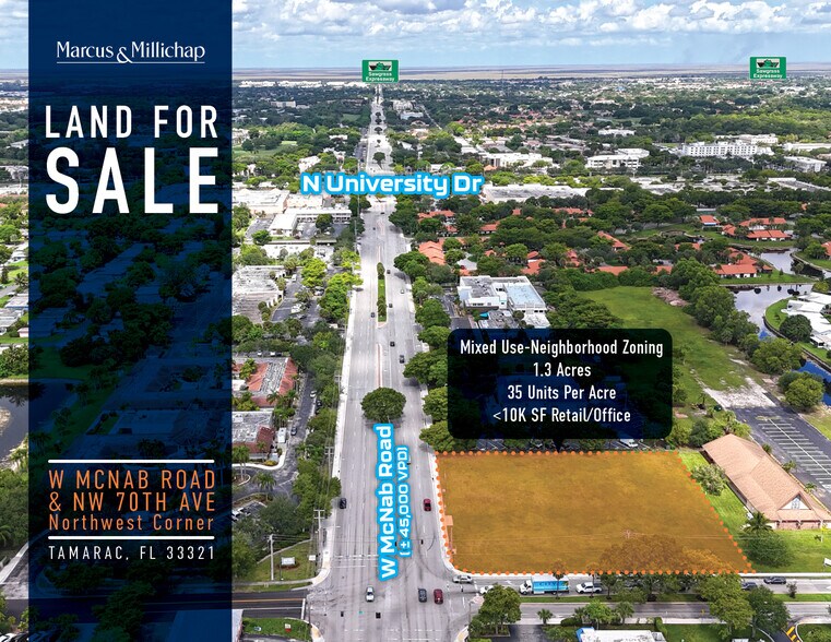 Primary Photo Of W Mcnab Rd, Tamarac Land For Sale