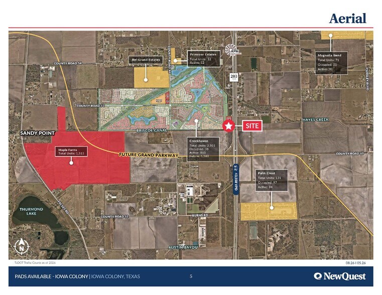 More Photos Of SWC Creekhaven Blvd. & Hwy. 288, Iowa Colony Land For Sale