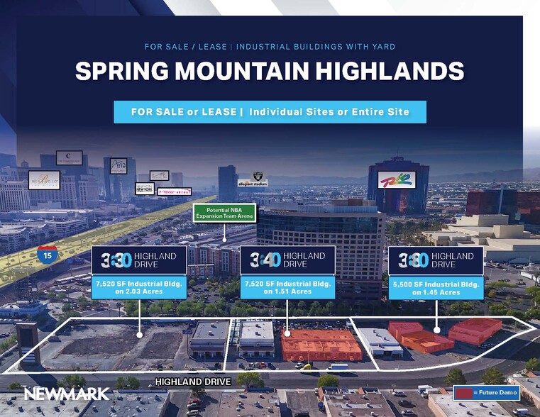 More Photos Of 3630 S Highland Dr, Las Vegas Warehouse For Lease