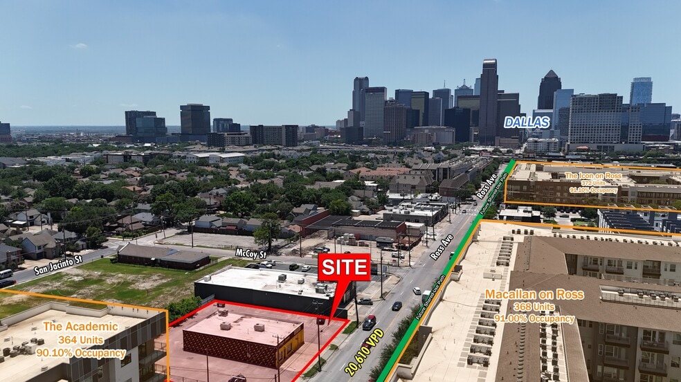 More Photos Of 3516 Ross Ave, Dallas Freestanding For Lease