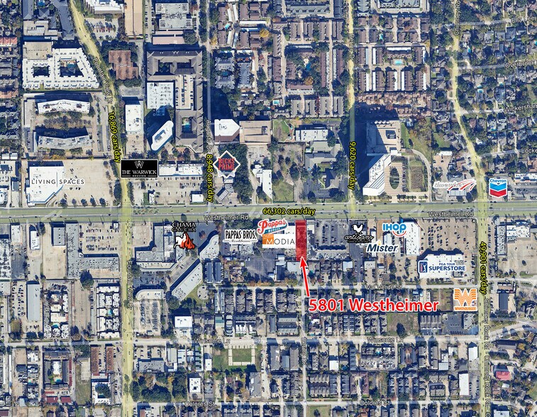 More Photos Of 5801 Westheimer Rd, Houston Freestanding For Lease