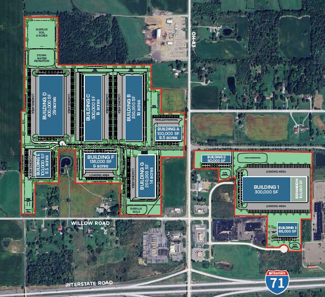 More Photos Of I-71 & Route 83, Burbank Land For Lease