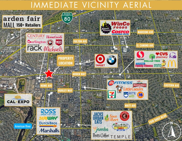 More Photos Of 2210 Arden Way, Sacramento Freestanding For Sale