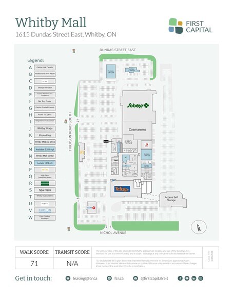 More Photos Of 1603-1615 Dundas St E, Whitby Unknown For Lease