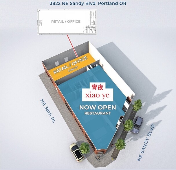 More Photos Of 3822-3832 NE Sandy Blvd, Portland Storefront For Lease