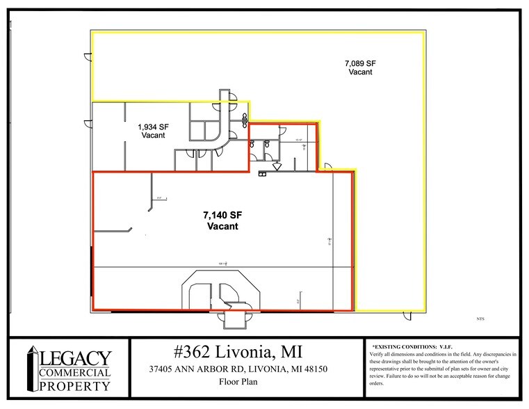 More Photos Of 37405 Ann Arbor Rd, Livonia Freestanding For Lease