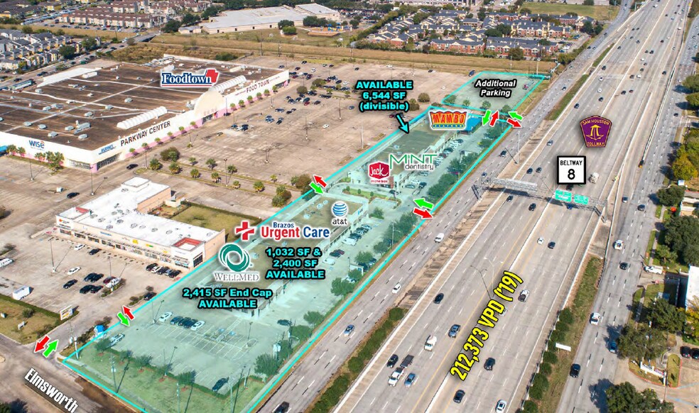 More Photos Of 9370-9380 W Sam Houston Pky S, Houston Unknown For Lease