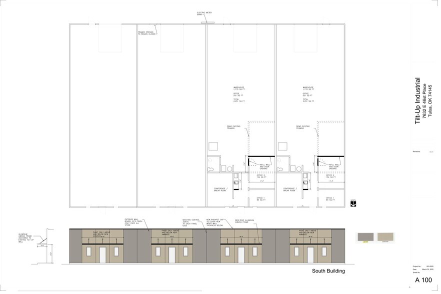 More Photos Of 7624-7630 E 46th Pl, Tulsa Industrial For Lease