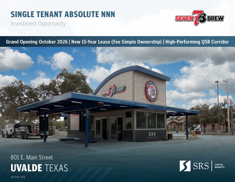 Primary Photo Of 801 E Main St, Uvalde Fast Food For Sale