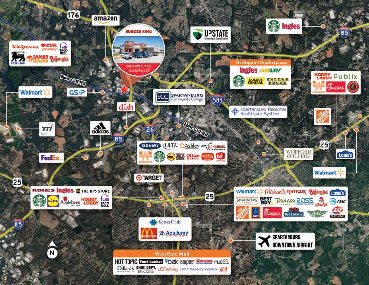 More Photos Of 2200 New Cut Rd, Spartanburg Fast Food For Sale