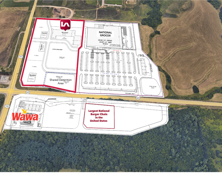 Primary Photo Of Corner of 741 and Ohio 63, Lebanon Land For Lease