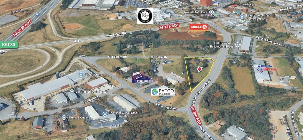 Primary Photo Of Middle Tennessee Blvd @ Old Salem Rd, Murfreesboro Land For Sale