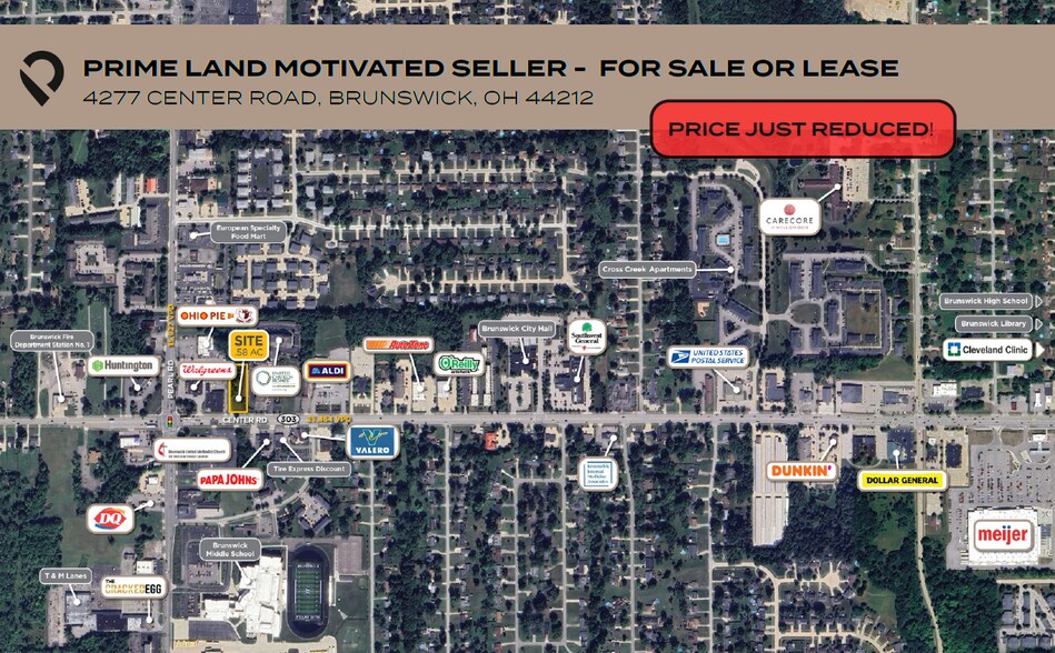 Primary Photo Of 4277 Center Rd, Brunswick Land For Sale