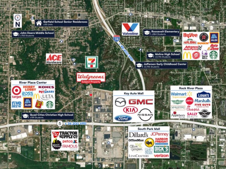 More Photos Of 3601 16th St, Moline Drugstore For Sale