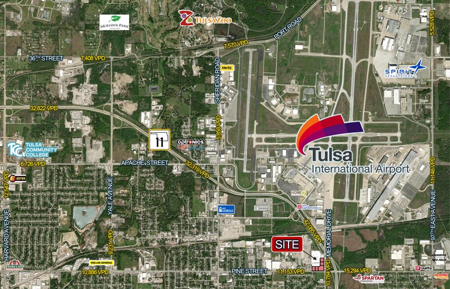 More Photos Of 1510 N Memorial Dr, Tulsa Land For Sale