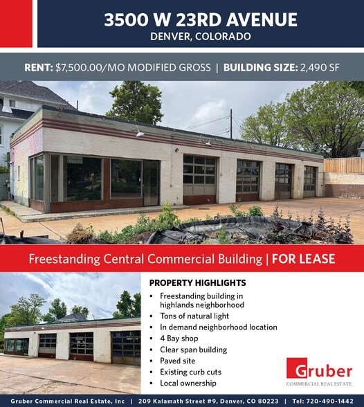Primary Photo Of 3500 W 23rd Ave, Denver Auto Repair For Lease