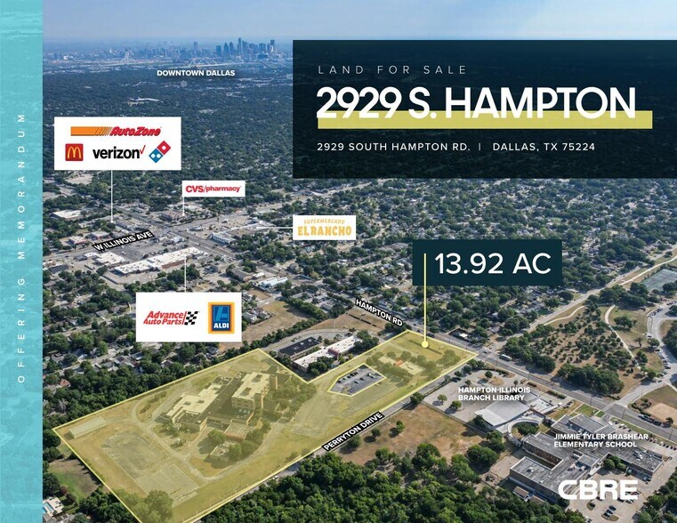 Primary Photo Of 2929 S Hampton Rd, Dallas Land For Sale