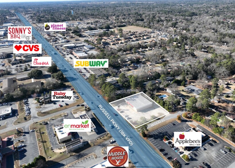 More Photos Of 400 Russell Pky, Warner Robins Freestanding For Lease