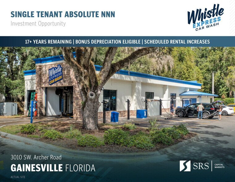 Primary Photo Of 3010 SW Archer Rd, Gainesville Carwash For Sale