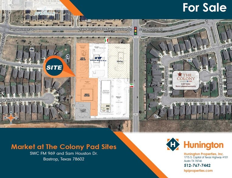 Primary Photo Of SWC FM 969 and Sam Houston Dr, Bastrop Land For Sale