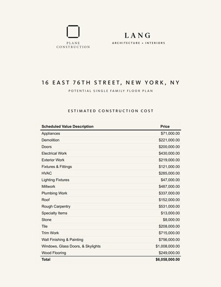More Photos Of 16 E 76th St, New York Office Residential For Sale