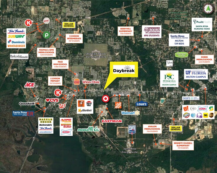 More Photos Of 4540 Us-90, Pace Service Station For Sale