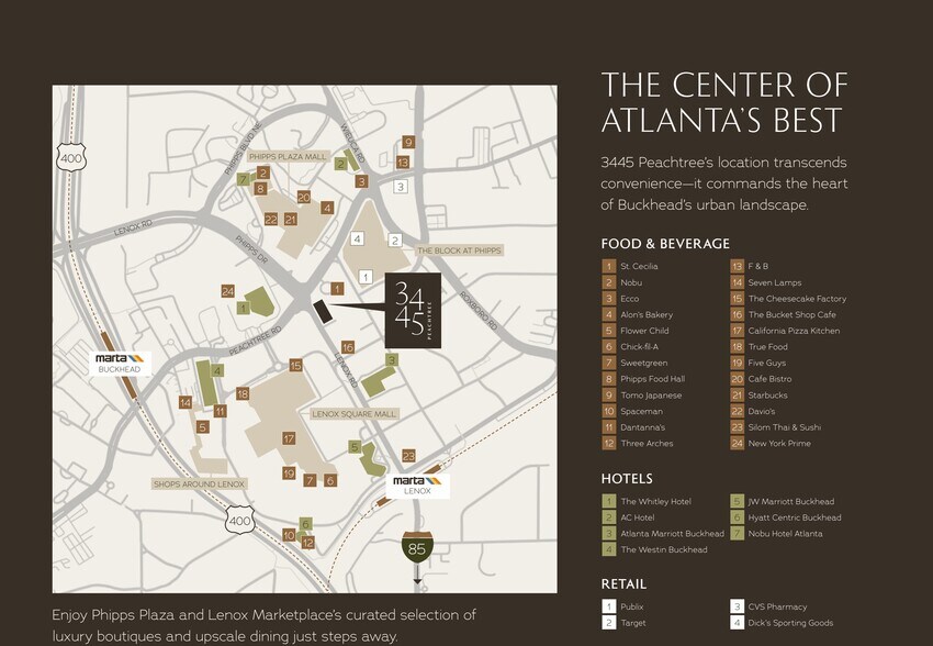 More Photos Of 3445 Peachtree Rd NE, Atlanta Office For Lease
