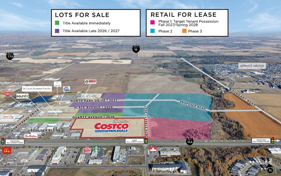 More Photos Of 28 St @ Highway 16A, Stony Plain General Retail For Lease