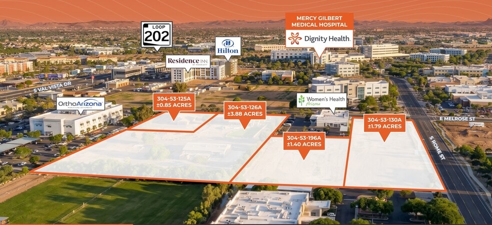 Primary Photo Of 1777 E Melrose St, Gilbert Land For Sale