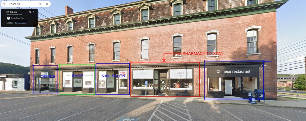More Photos Of 3 N 2nd Ave, Norwich Storefront Retail Office For Lease