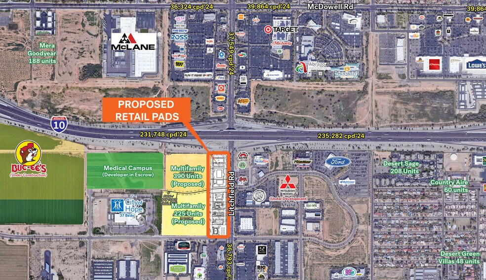 Primary Photo Of SWC Interstate 10 & Litchfield Rd, Goodyear Land For Lease