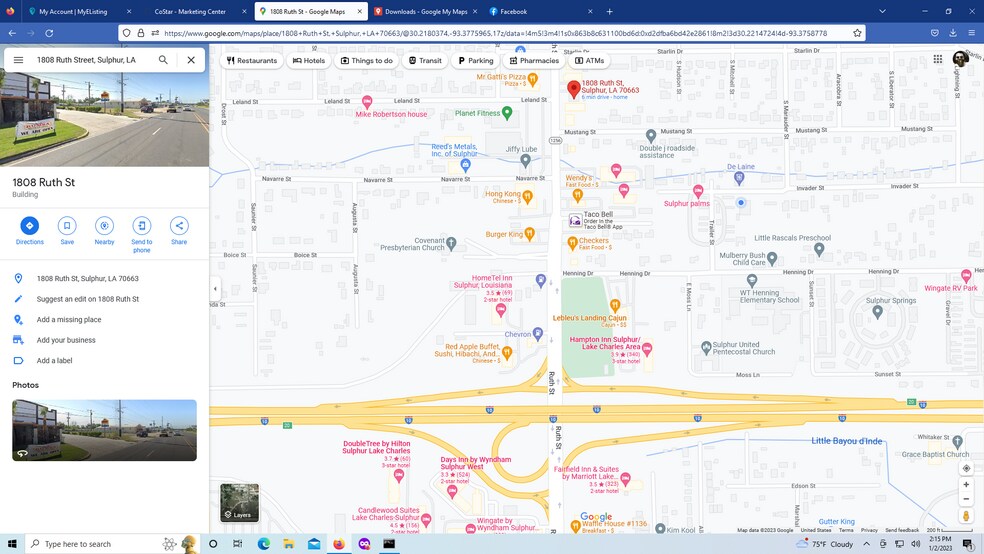 More Photos Of 1808 Ruth St, Sulphur Land For Sale